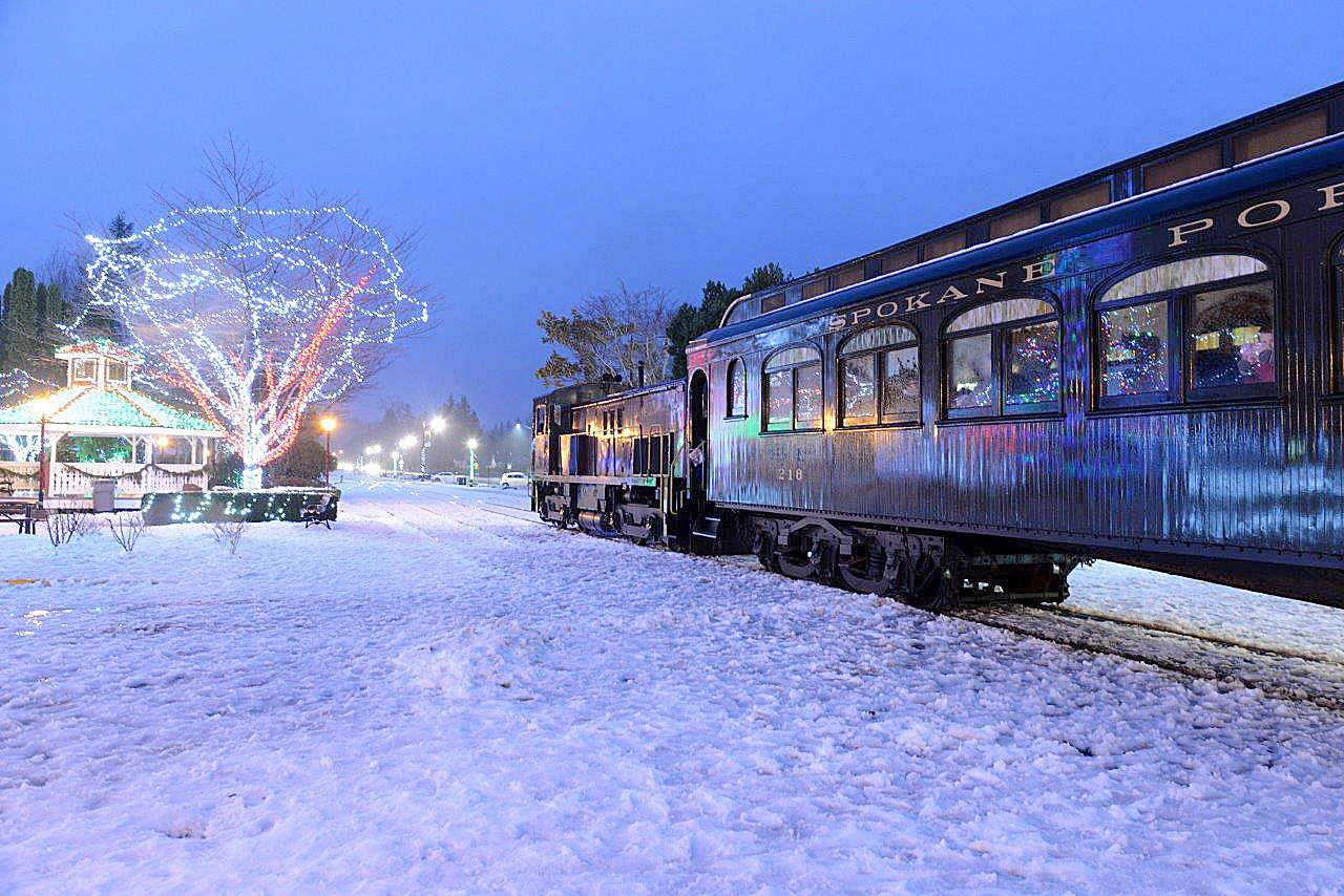 Courtesy Photo                                Make the holidays magical with a train ride to visit Santa, starting Thanksgiving weekend at the Northwest Railway Museum.