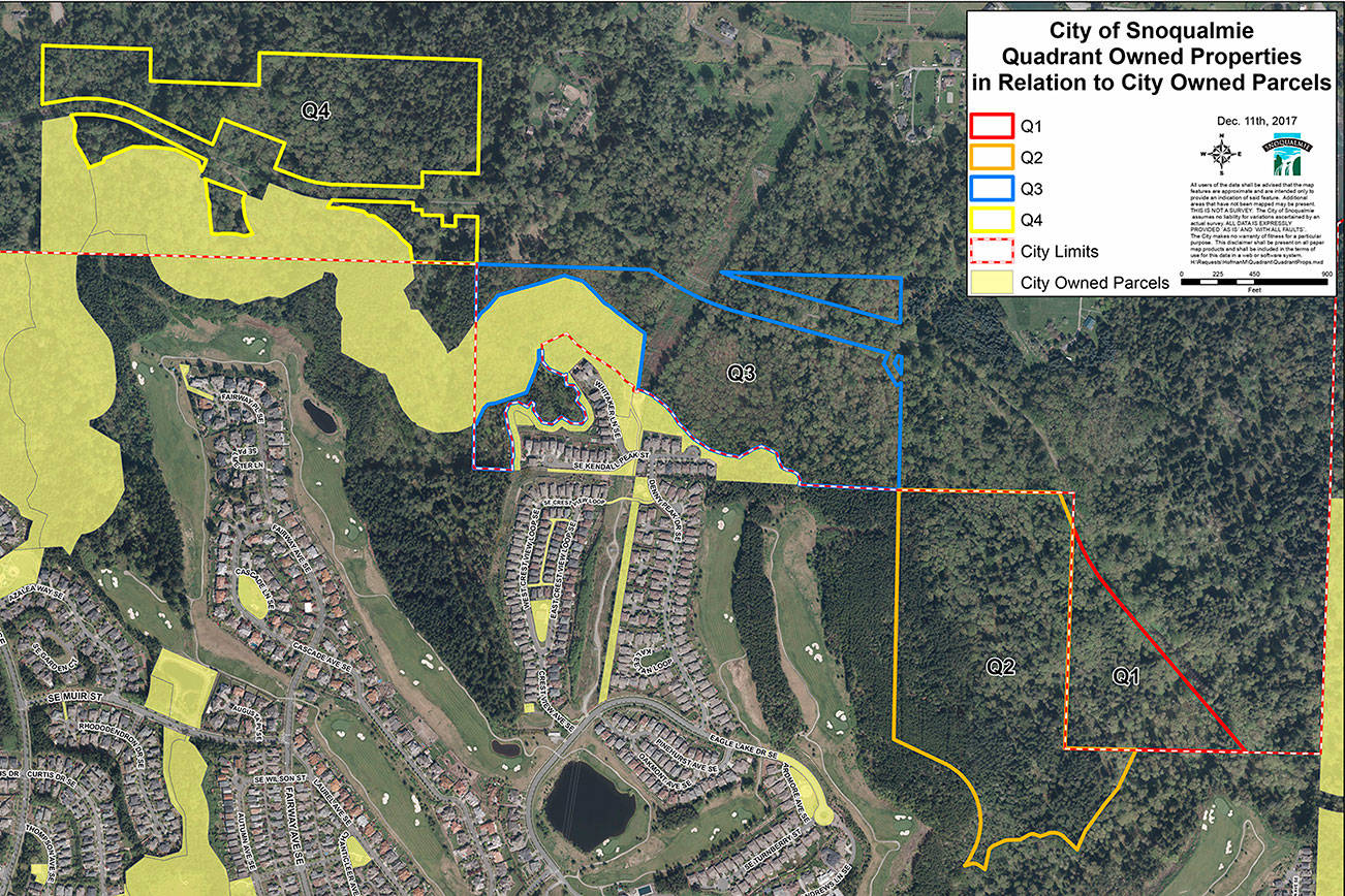 Snoqualmie receives Quadrant donation of four open-space properties