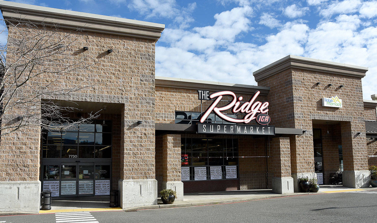 The 20,000 square-foot Ridge Supermarket will be closing this month and re-opening as a new venue for goods and services not readily available on Snoqualmie Ridge. (Carol Ladwig/Staff Photo)