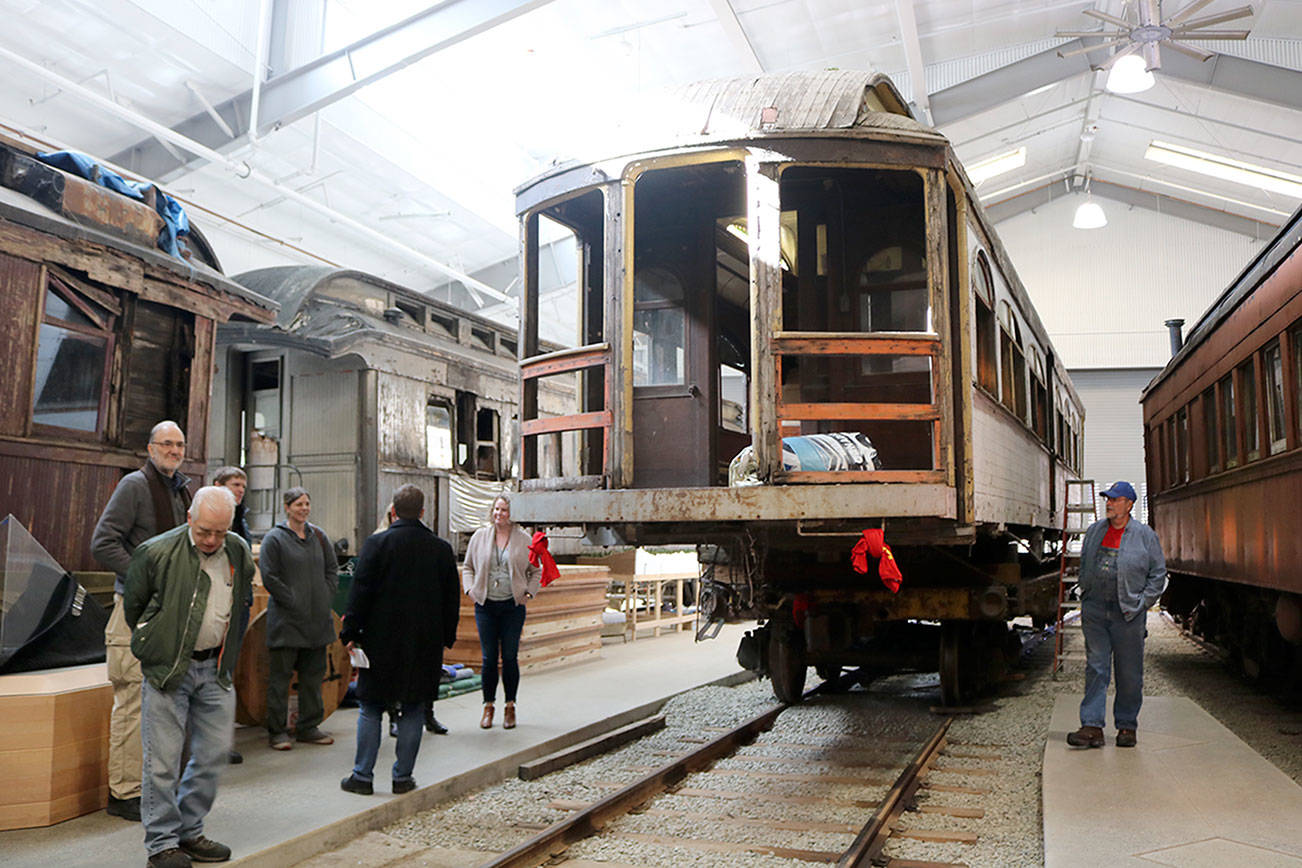 Northwest Railway Museum unveils art commissioned for train car restoration project