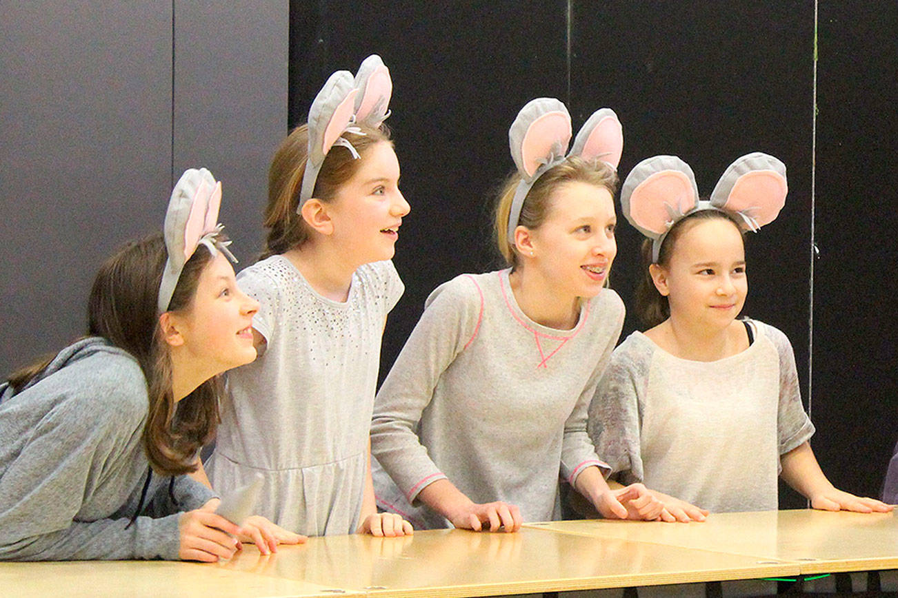 Fifth and sixth grade students perform in the PARADE Players drama program at Riverview School District. (Courtesy Photo)