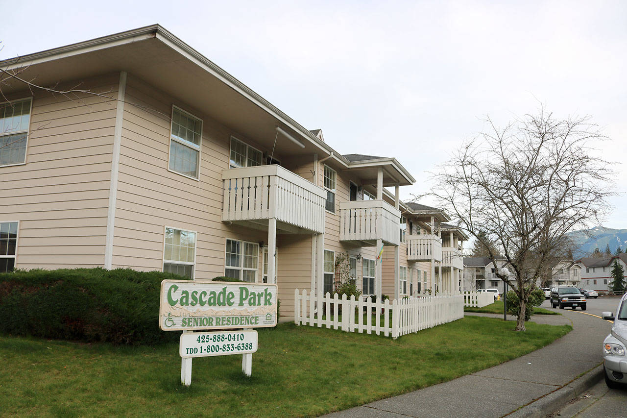 The Mount Si Senior Center is looking to purchase Cascade Park Apartments in North Bend to expand their offering of affordable senior housing. Evan Pappas/Staff Photo