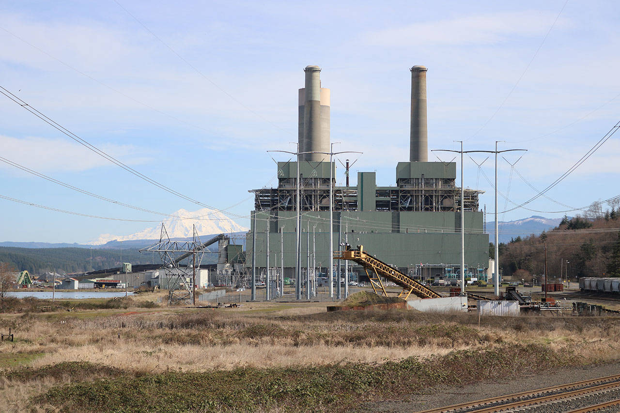The Centralia Power Plant is a coal-burning plant owned by TransAlta which supplies 380 megawatts to Puget Sound Energy. It is located in Lewis County and slated to shut down by 2025. Aaron Kunkler/Staff Photo