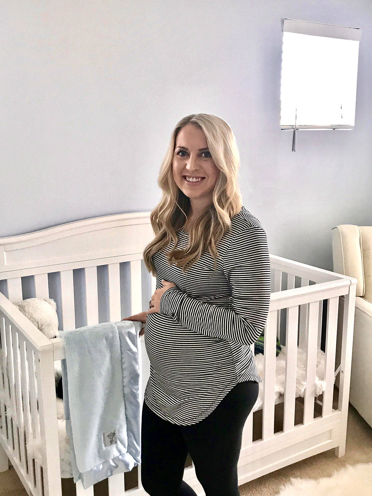 Kelsey Saty is 24 weeks pregnant with a little boy. Photo courtesy of Kelsey Saty