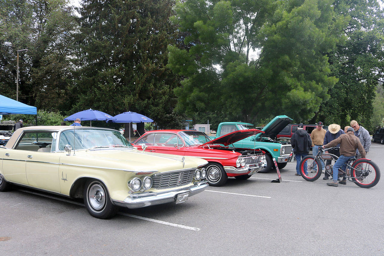 The Mount Si Lions club host their car show in the Fall City Elementary School parking lot. Evan Pappas/Staff Photo
