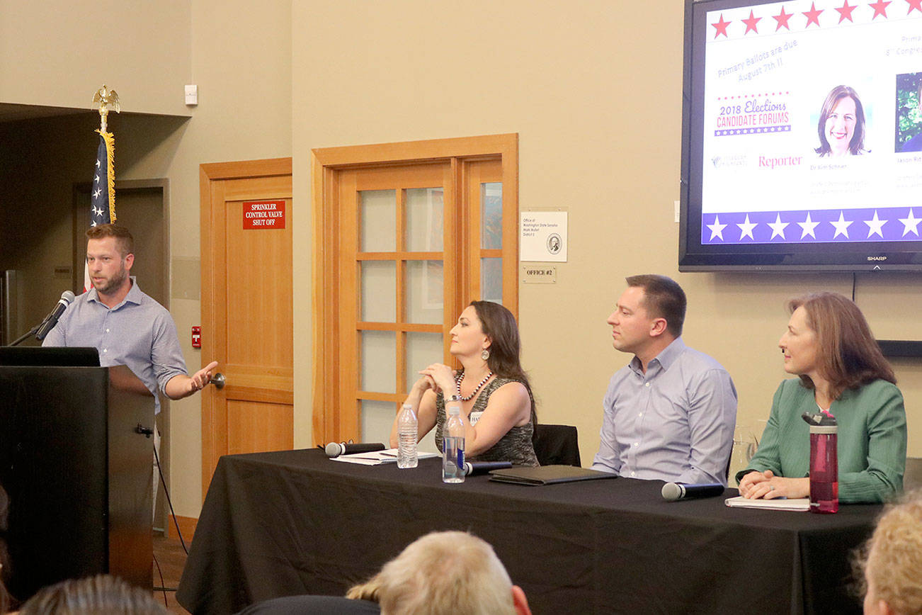 Congressional candidates talk health care, guns, immigration at Issaquah forum