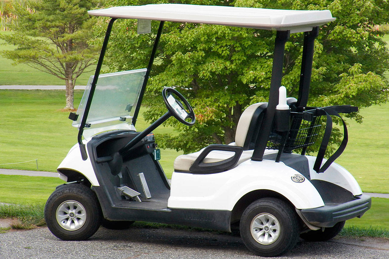Unknown suspects steal three golf carts