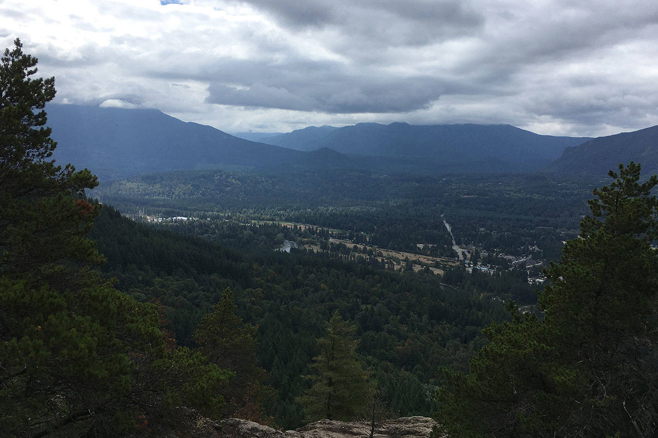 The view from the Little Si hiking trail summit in North Bend. Photo courtesy of James Martin