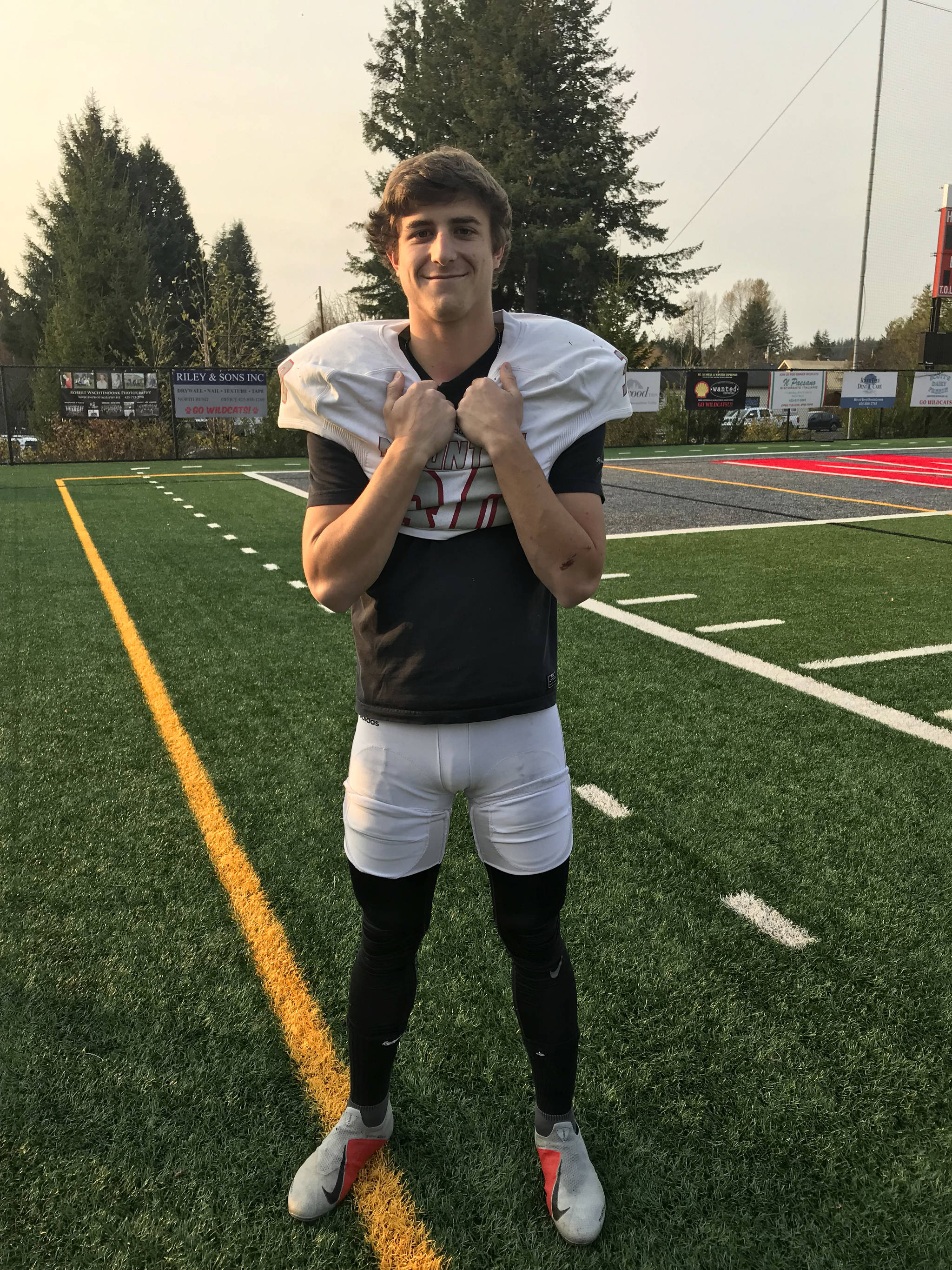 Mount Si Wildcats placekicker Reed Paradissis has been the starting kicker for his team since his freshman season in the fall of 2015. Shaun Scott/staff photo