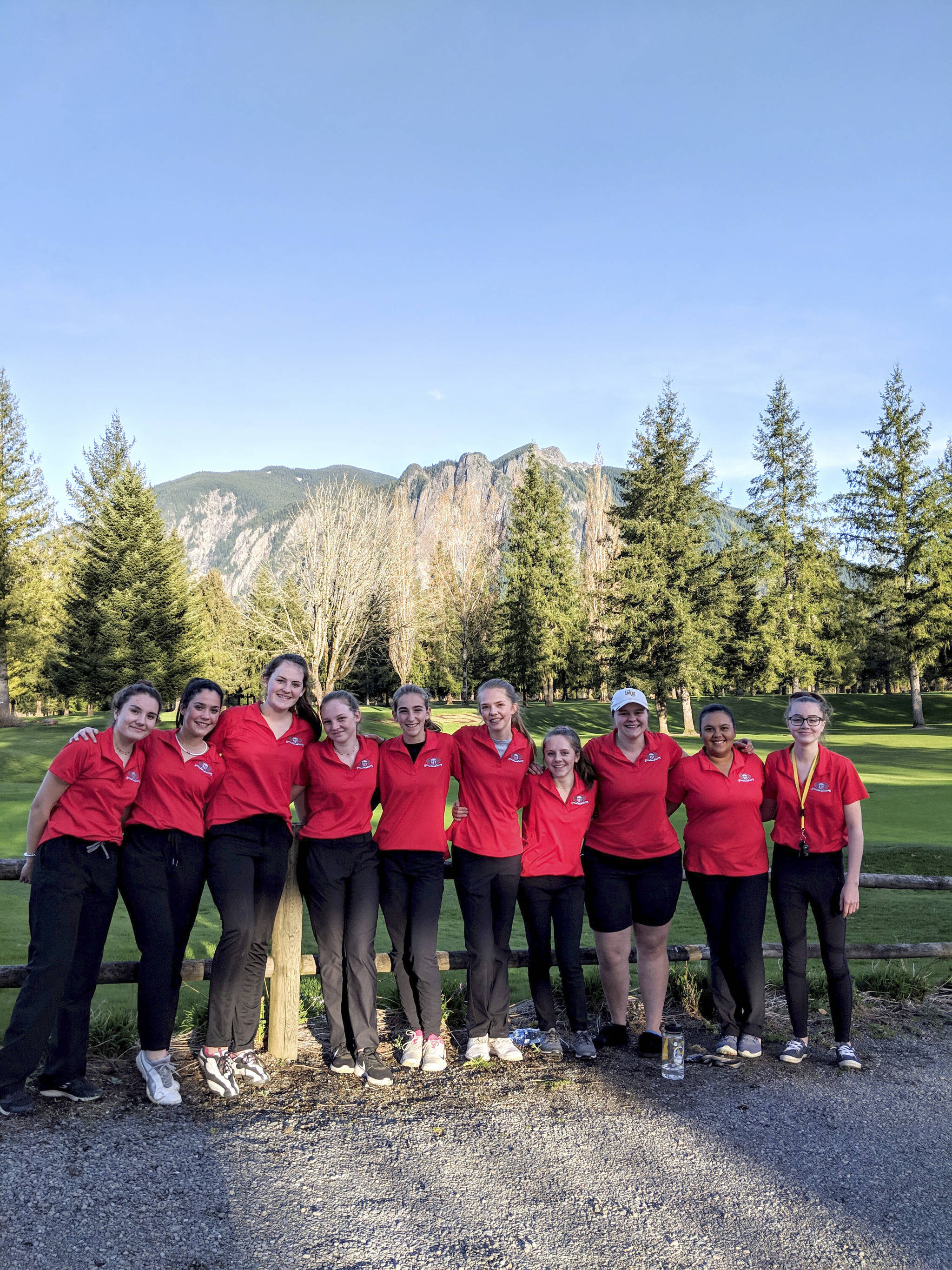 The Mount Si Wildcats girls golf team has an overall record of 5-1 through the first six matches of the 2019 season. Photo courtesy of Stephen Botulinski