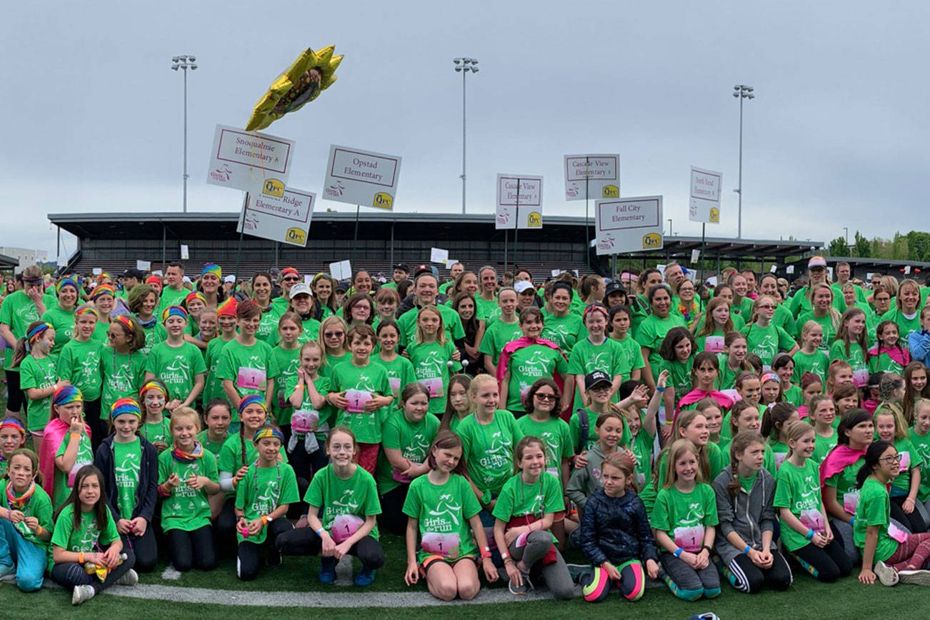 Snoqualmie students participate in Girls on the Run 5K
