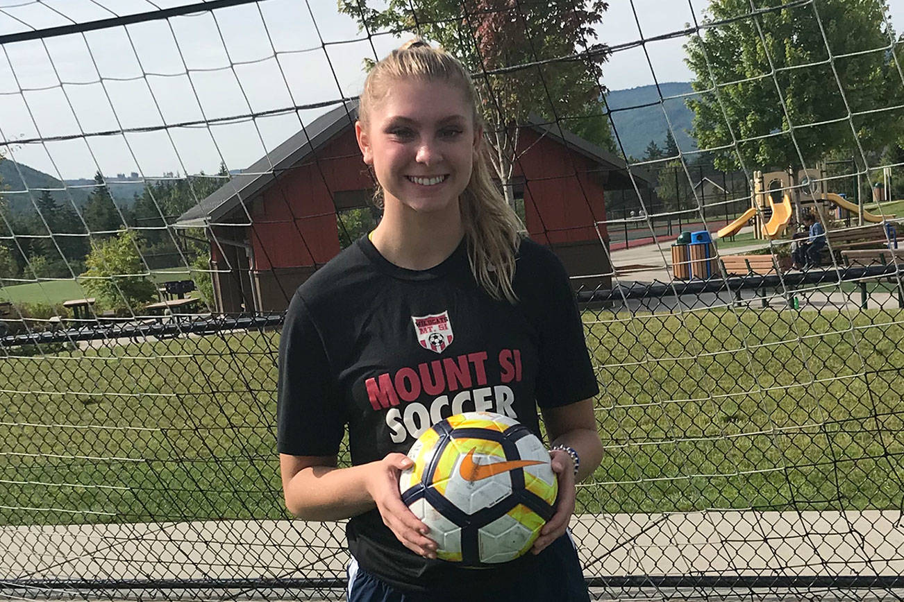 Mount Si Wildcats senior girls soccer player Joelle Buck will be in her fourth season as a varsity player during the 2019 campaign this fall. Shaun Scott/staff photo