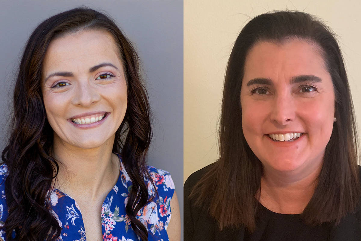 Courtesy photos                                From left, Olivia Moe and Heather Koellen. The two are vying for North Bend City Council Position 3 in the Nov. 5 General Election.