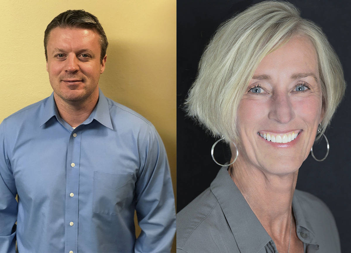 Courtesy photos                                From left, Darren Glazier and Mary Miller are competing in the Nov. 5 General Election for North Bend City Council Position 7.