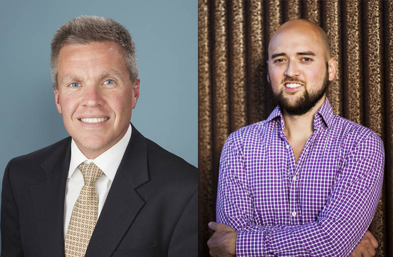 Photos courtesy of candidates                                Sean Sundwall and William Donaldson are both in the running for a Snoqualmie City Council seat.