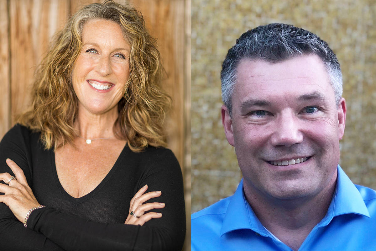 Courtesy photos                                From left, Tracey Yeager Blackburn and Tim Harris compete for Carnation City Council Position 3 in the General Election.