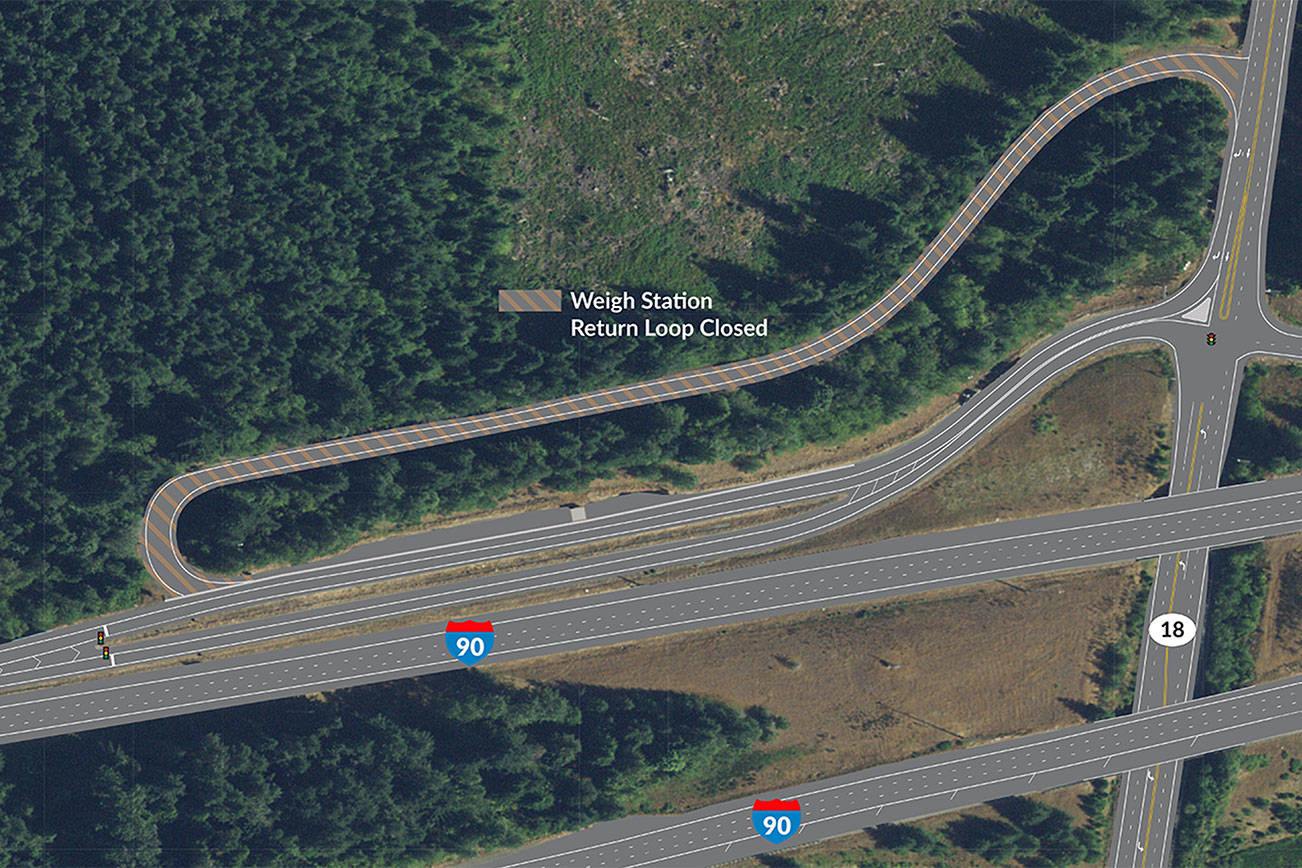 Construction work begins on Westbound I-90 on-Ramp at Exit 25