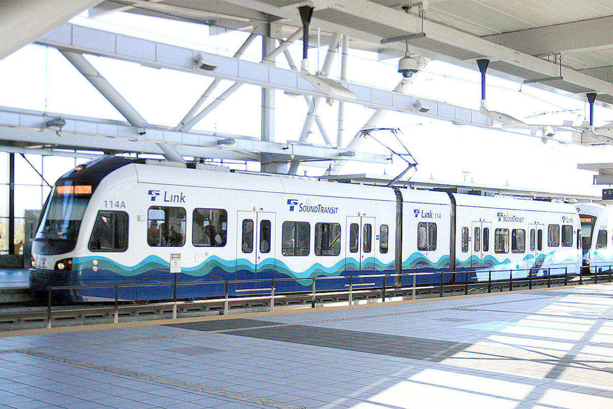 One of Sound Transits Light Rail cars. Courtesy photo