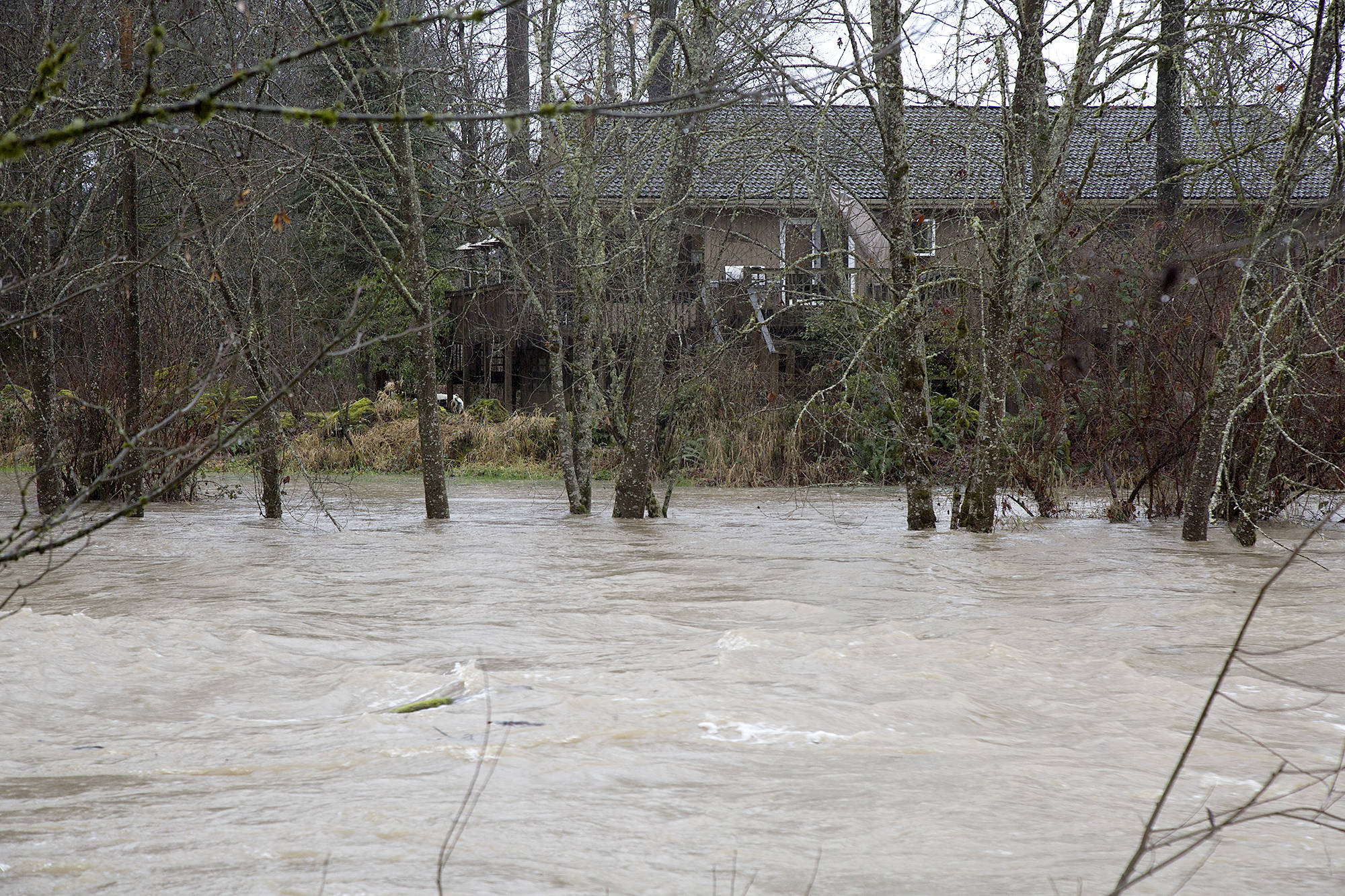 County road closures in place after downpour
