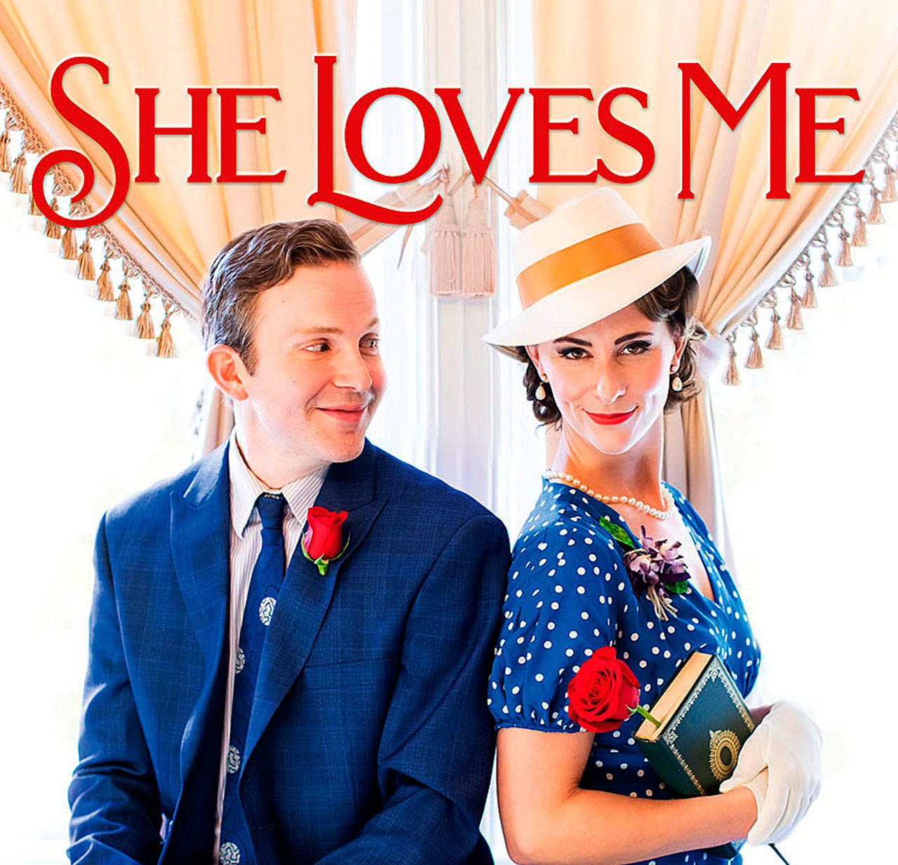 Courtesy photo                                Eric Ankrim and Allison Standley star as George and Amalia in Village Theatre’s production of “She Loves Me.”