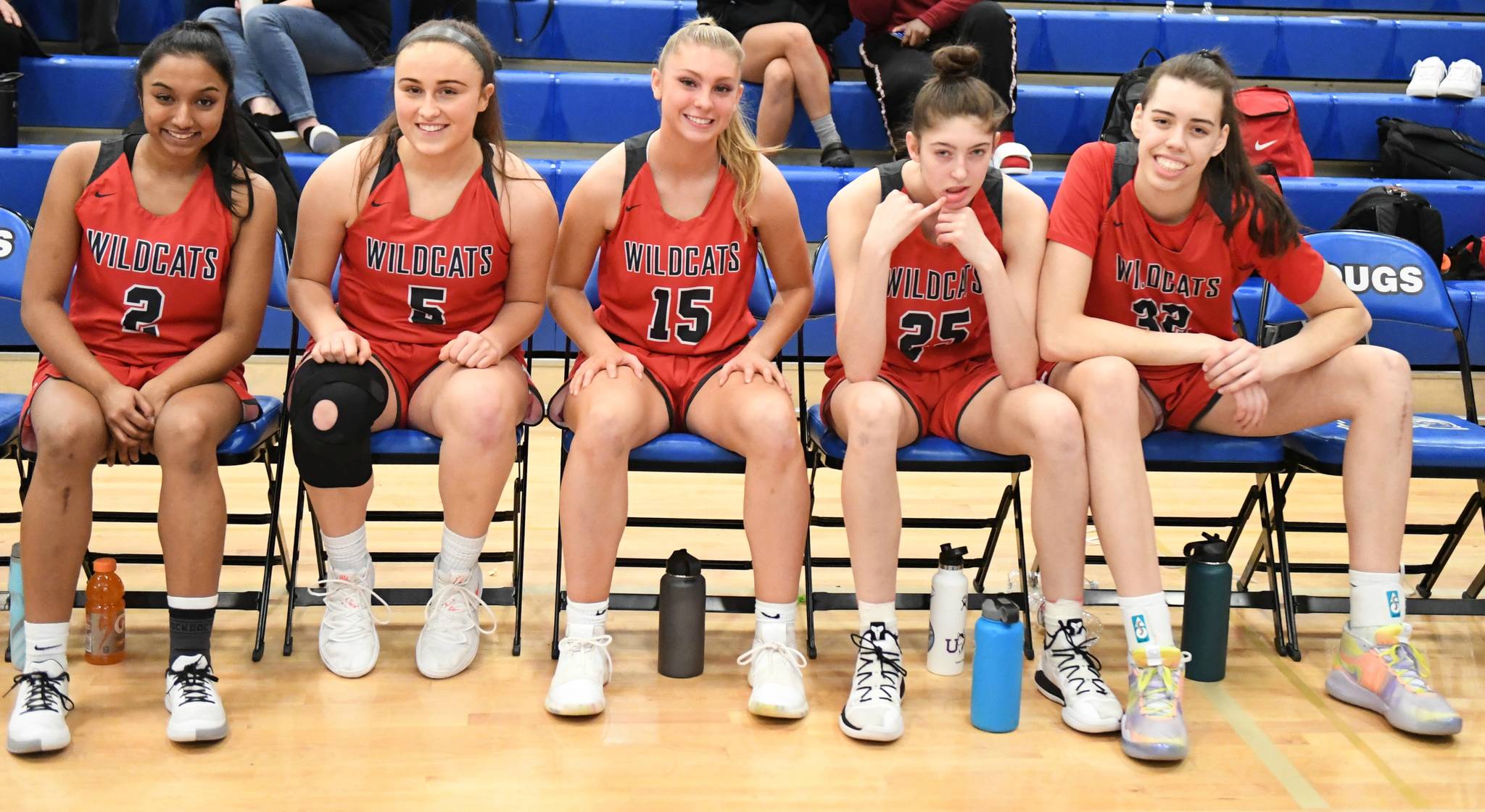 Mount Si’s starters against Woodinville, from left Nitika Kumar, Izzy Smith, Joelle Buck, Lauren Glazier and Sela Heide. Photo courtesy of Calder Productions