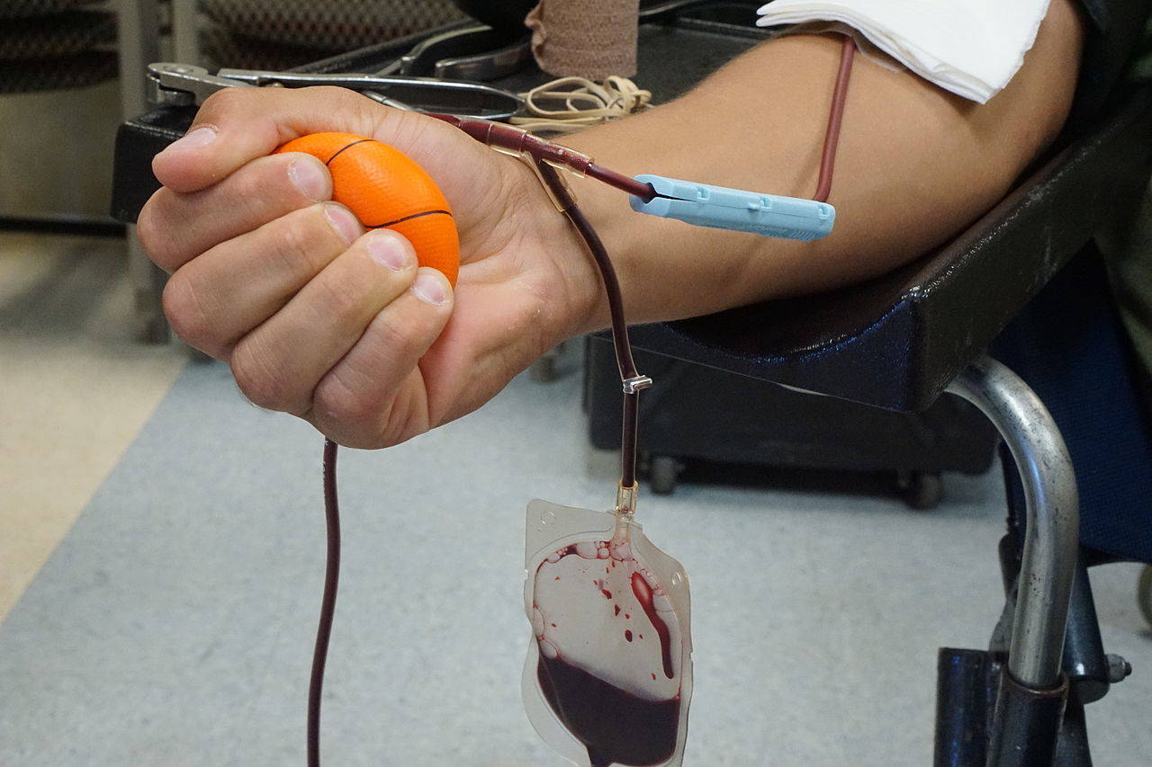 Blood donations drop due to school closures