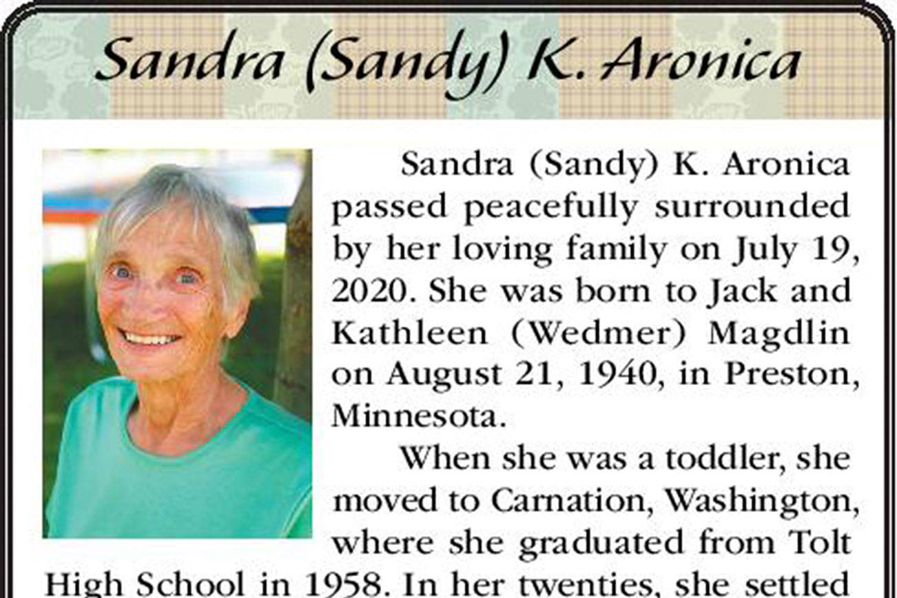 Sandra (Sandy) K. Aronica | Obituary