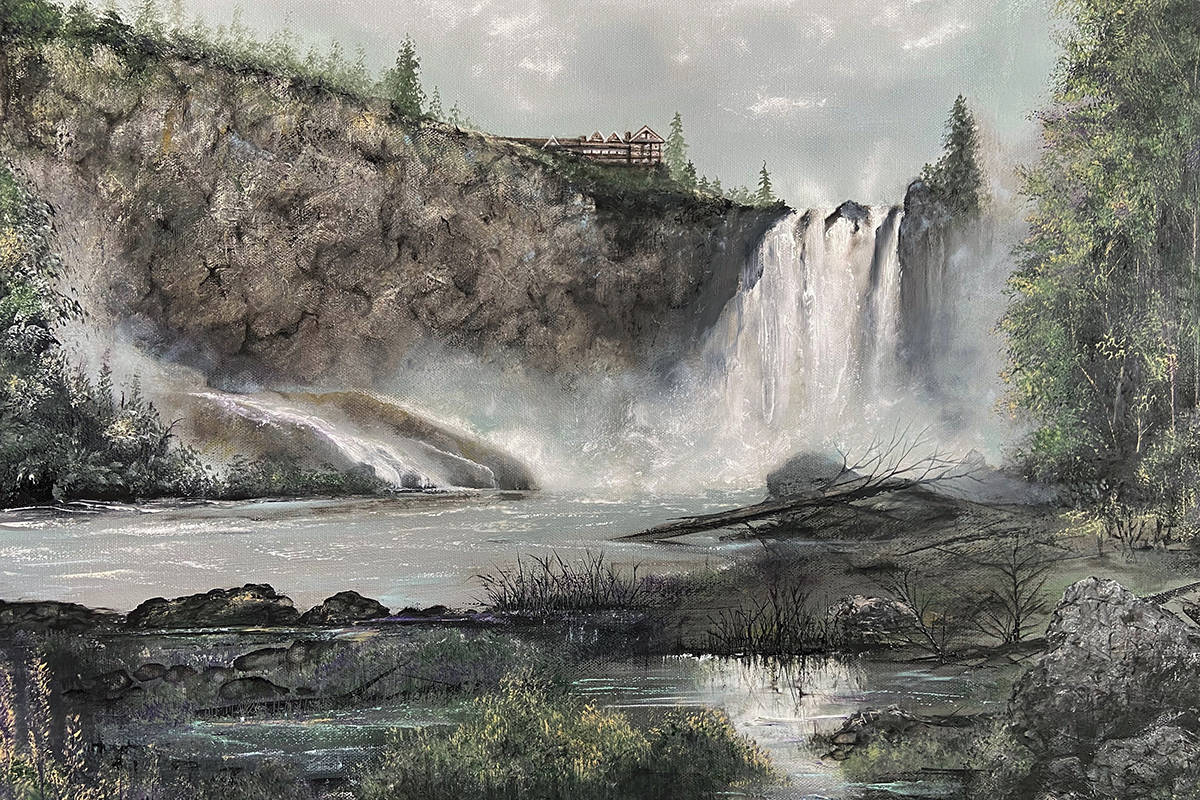 Snoqualmie Falls 3 ways: Local artists capture the attraction’s many seasons and moods