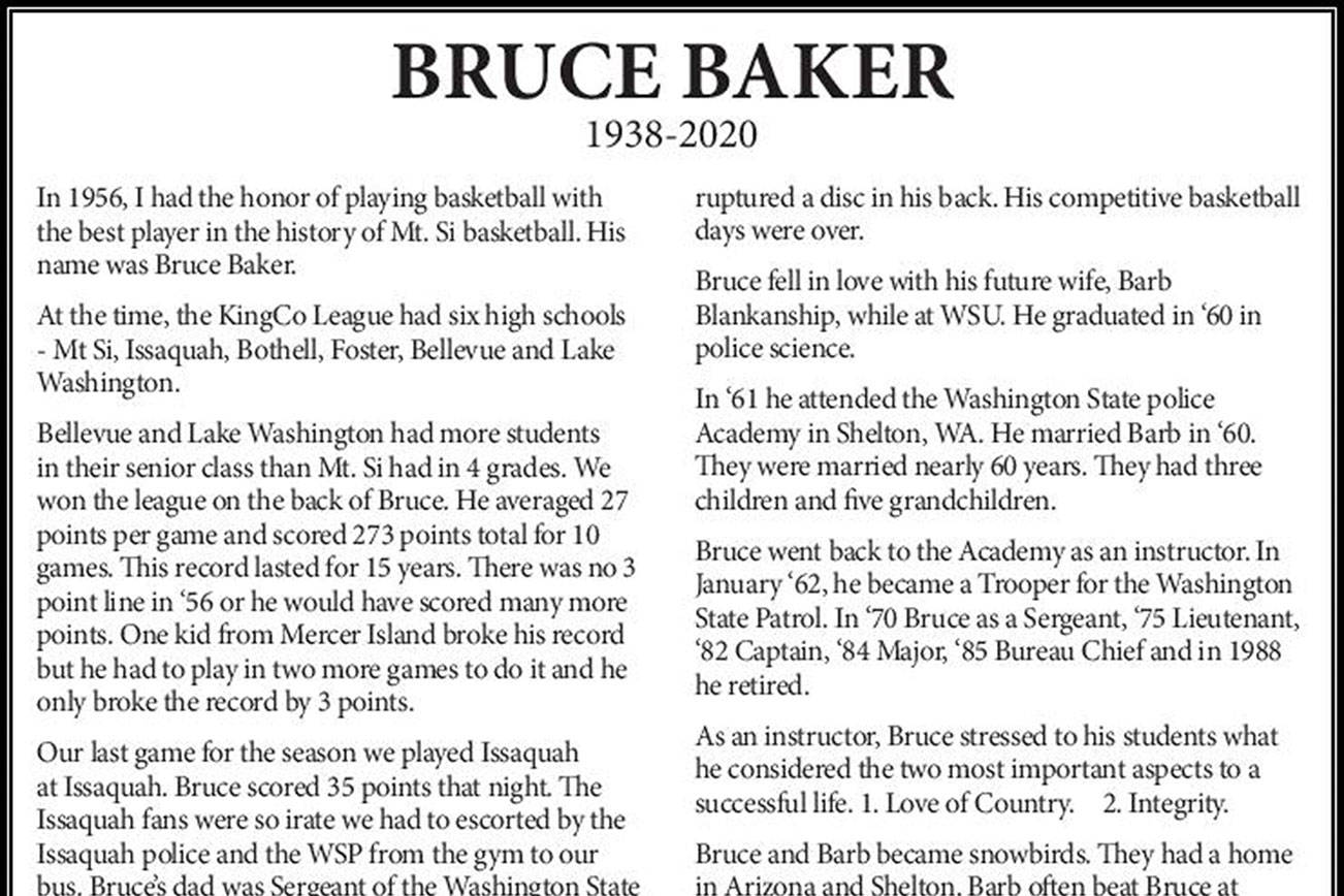 Bruce Baker | Obituary