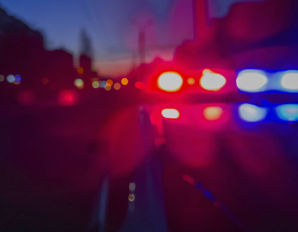 Police lights (Shutterstock)