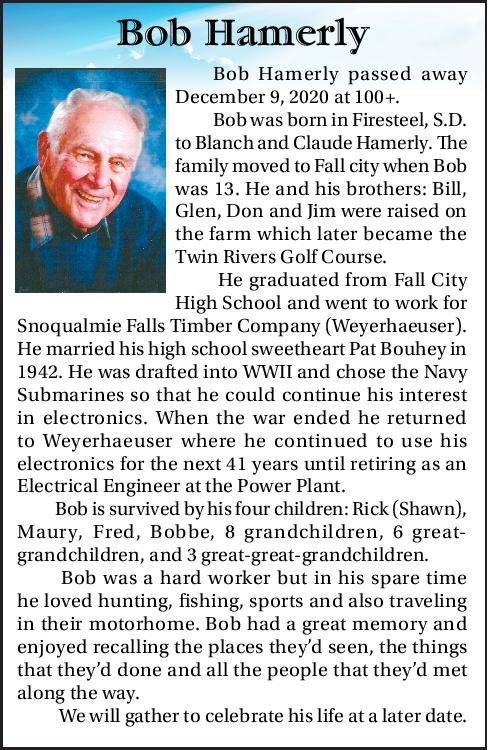 Bob Hamerly | Obituary