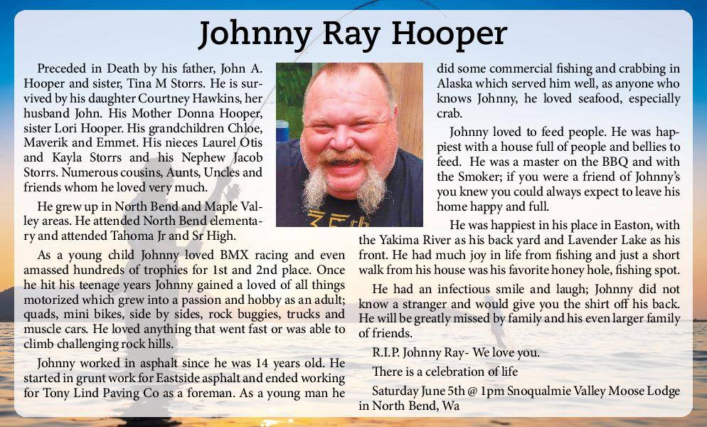 Johnny Ray Hooper | Obituary