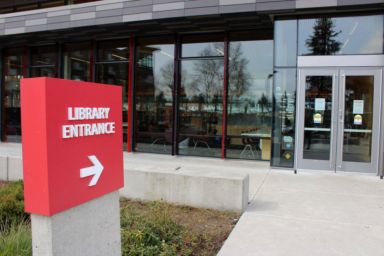 Entrance to the Tukwila Library branch of the King County Library System. File photo Tags