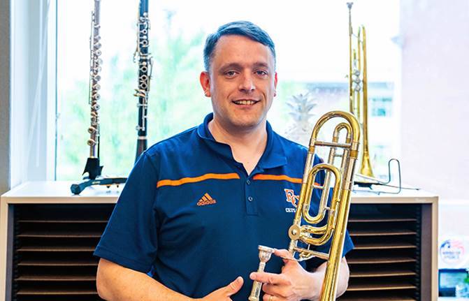 Jonathan Boysen, a North Bend resident, is a quarterfinalist for the Grammy Museum’s 2020 Music Educator Award. Photo courtesy of Eastside Catholic High School.