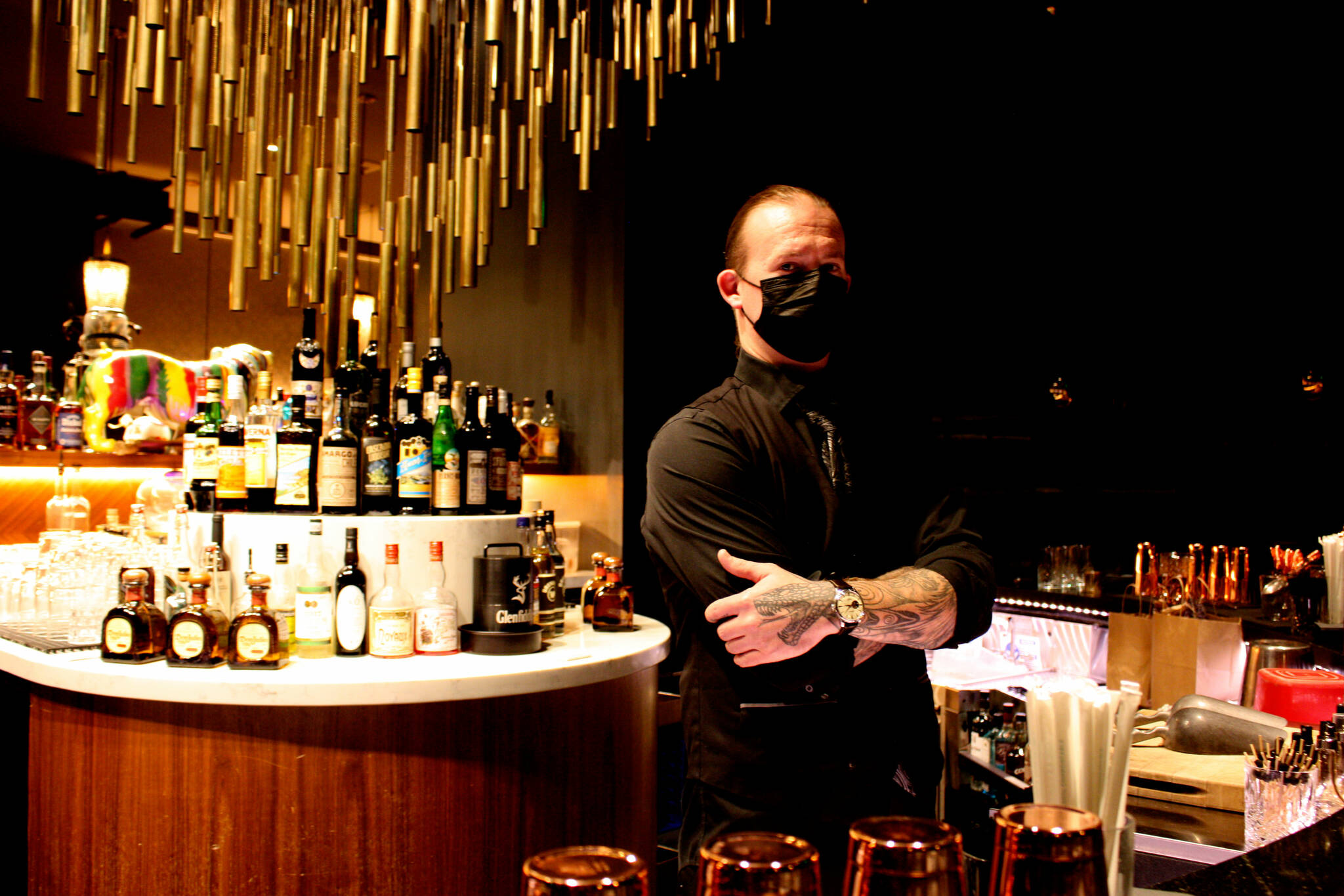 Joe Dietrich stands behind the bar top at Civility & Unrest (Photo by Cameron Sheppard/Sound Publishing)