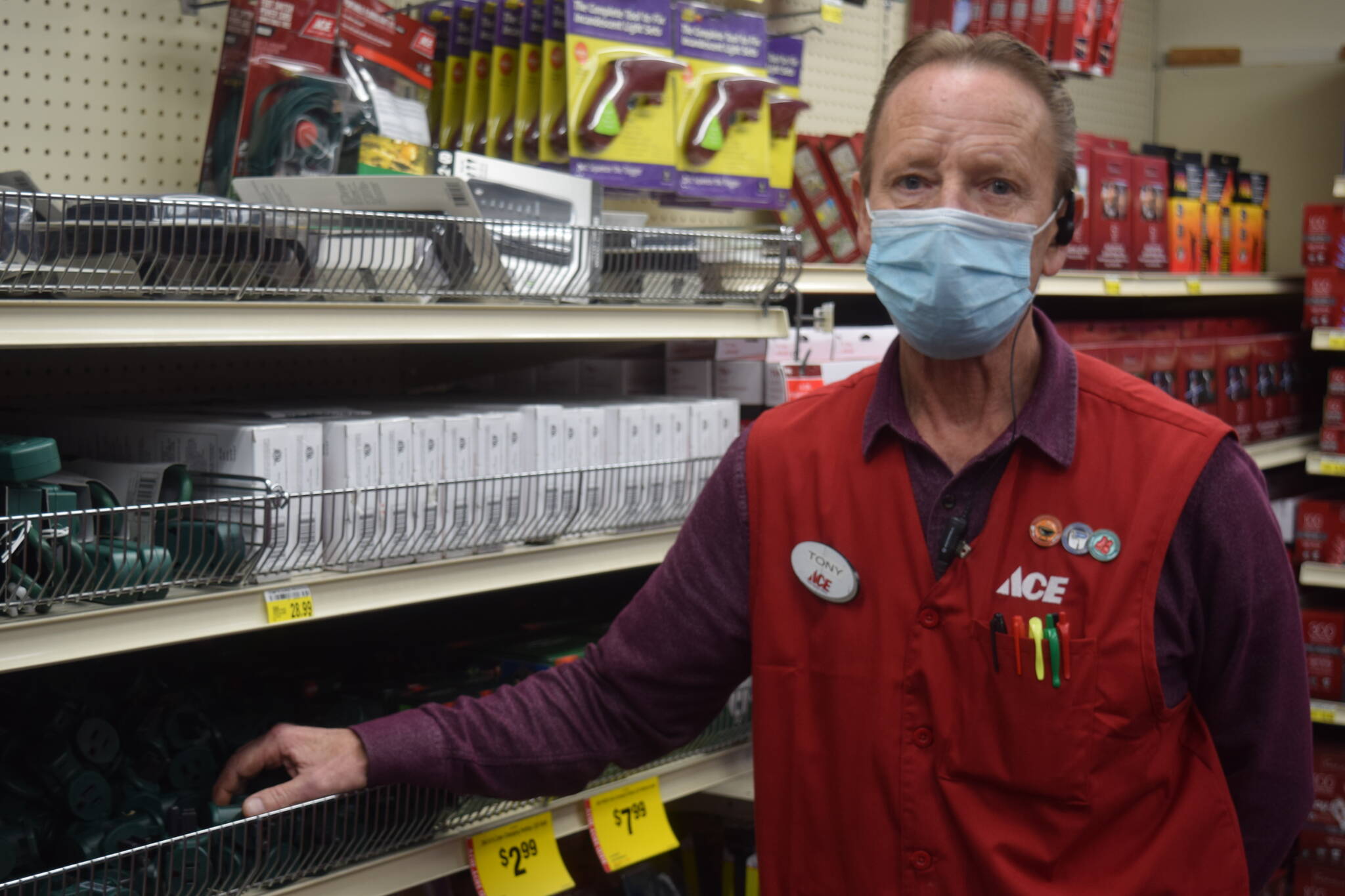 Tony Persson, general manager of the North Bend Ace Hardware. Photo by Conor Wilson/Valley Record.