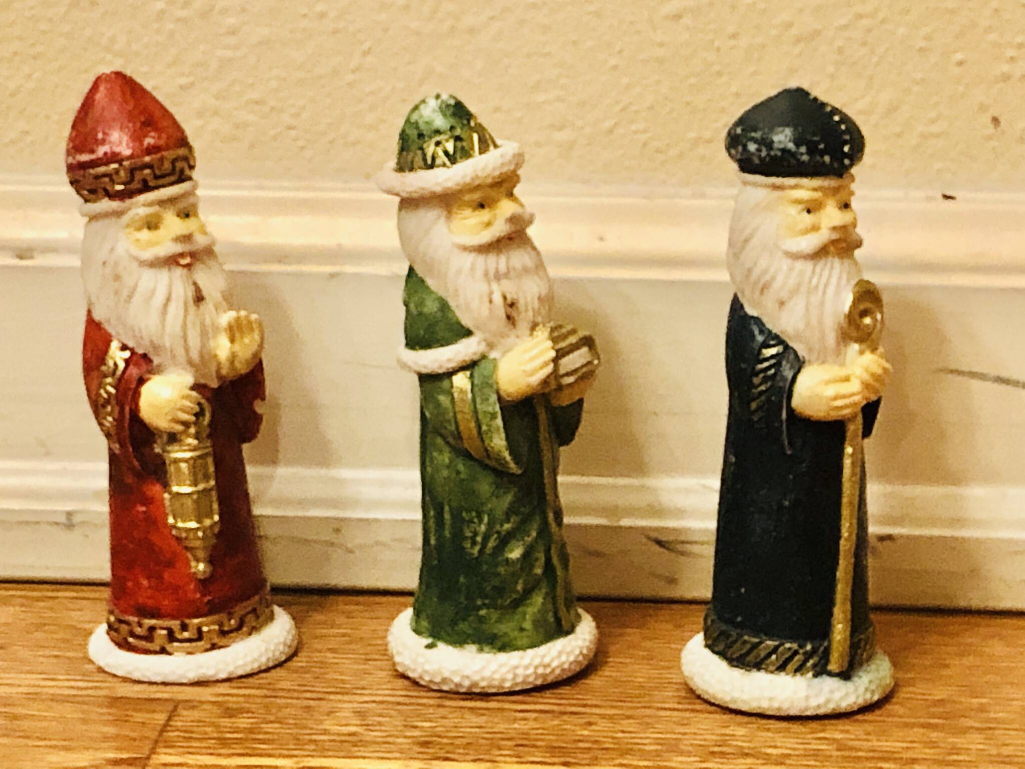 Four weeks before Christmas, three little ceramic wisemen began making a slow deliberate journey from our family room throughout the house ending up at the nativity scene atop our piano in the living room. Courtesy photo