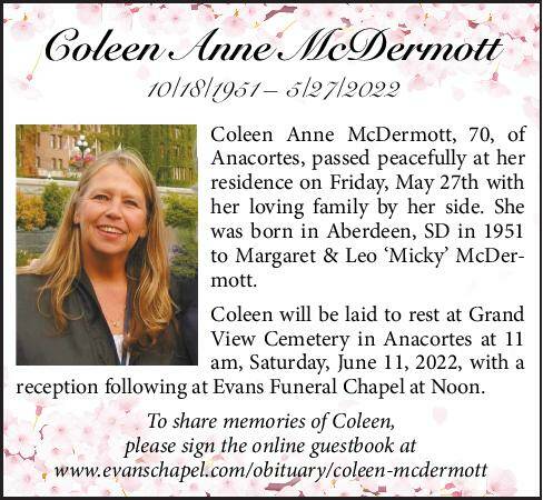 Coleen Anne McDermott | Obituary