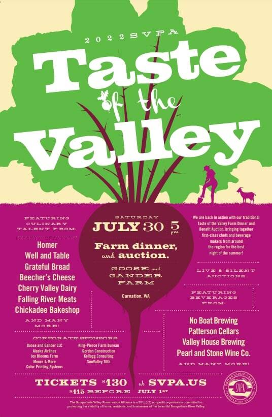 Poster for 2022 Taste of the Valley. Courtesy image.