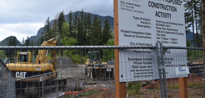 Photo by Conor Wilson/Valley Record
The River Run Apartment Complex in North Bend will house 28 income restricted apartments.