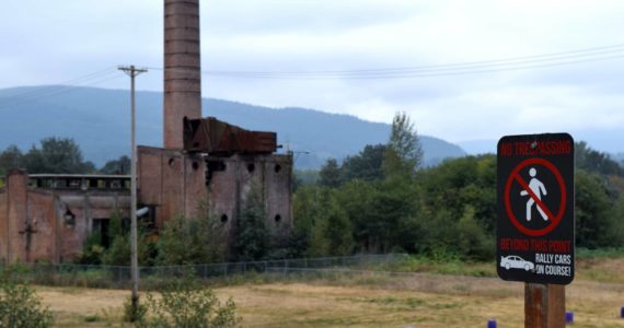 The Snoqualmie Mill Site, currently home to DirtFish, a rally car racing school. Photo by Conor Wilson/Valley Record