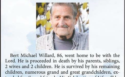 Bert Michael Willard | Obituary