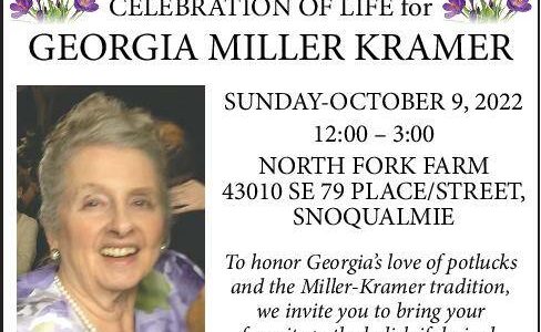 Georgia Miller Kramer | Obituary