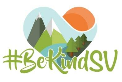 Logo for #BeKindSV. Image courtesy of the Empower Youth Network.