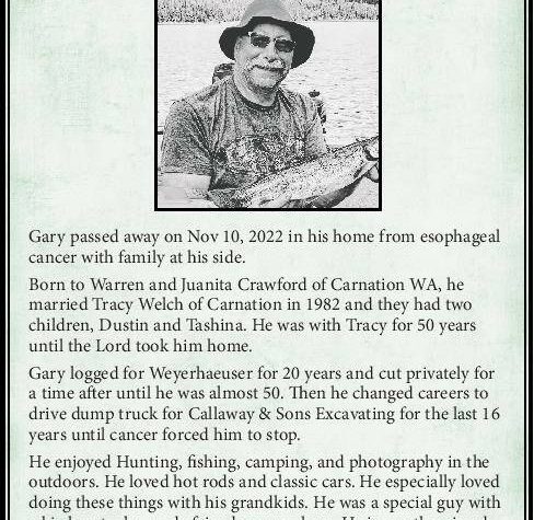 Gary W. Crawford | Obituary