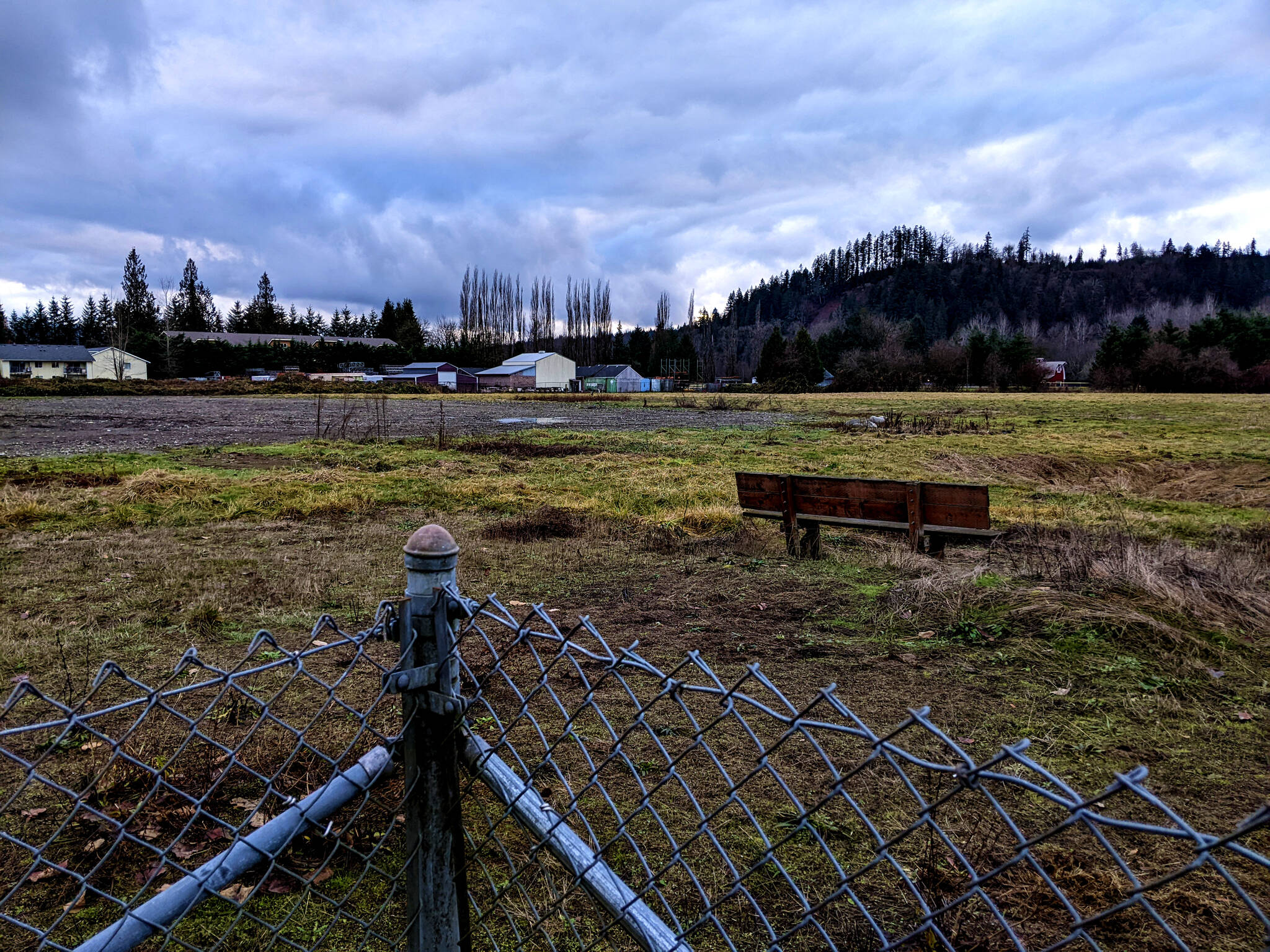 Photo by Conor Wilson/Valley Record.
The Schefer Riverfront Property in western Carnation. The property is site of a potential future business park development.