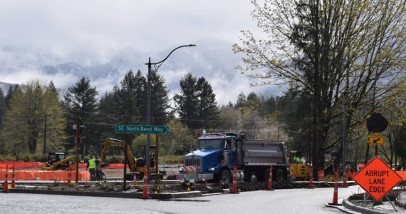 Construction near the Dahlgren property. Photo by Conor Wilson/Valley Record.