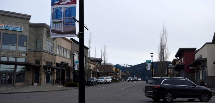 Businesses on Center Blvd. Southeast in Snoqualmie. Photo by Conor Wilson/Valley Record