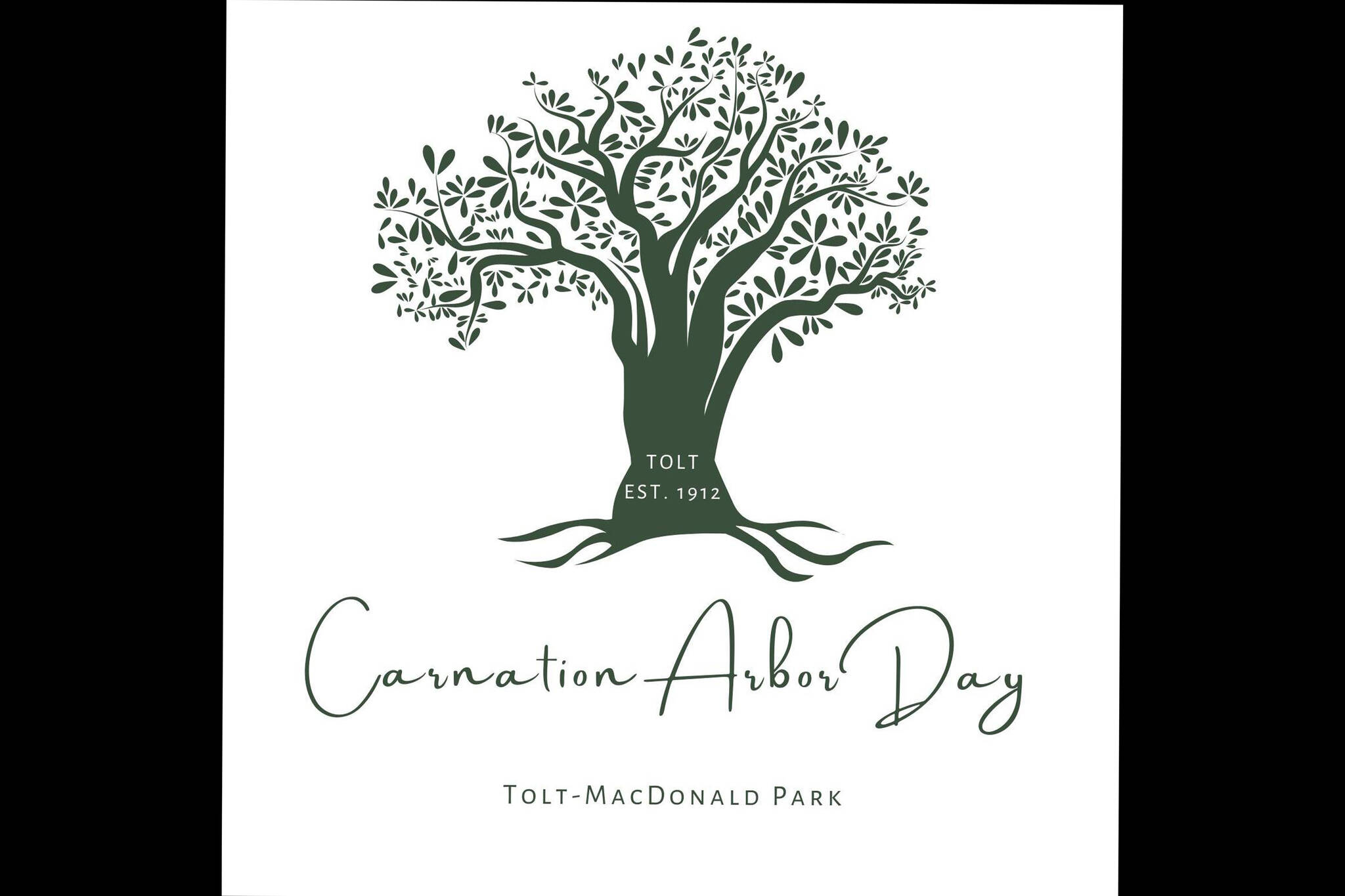 Carnation Arbor Day logo.