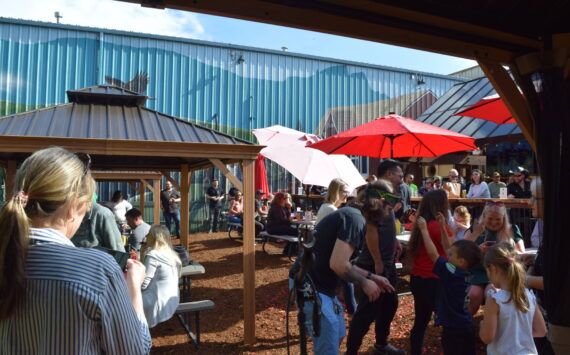 File photo.
Outdoor space at Snoqualmie Falls Brewery, located at 8032 Falls Avenue Southeast in Snoqualmie. The brewery will host an after hours networking event on May 17.